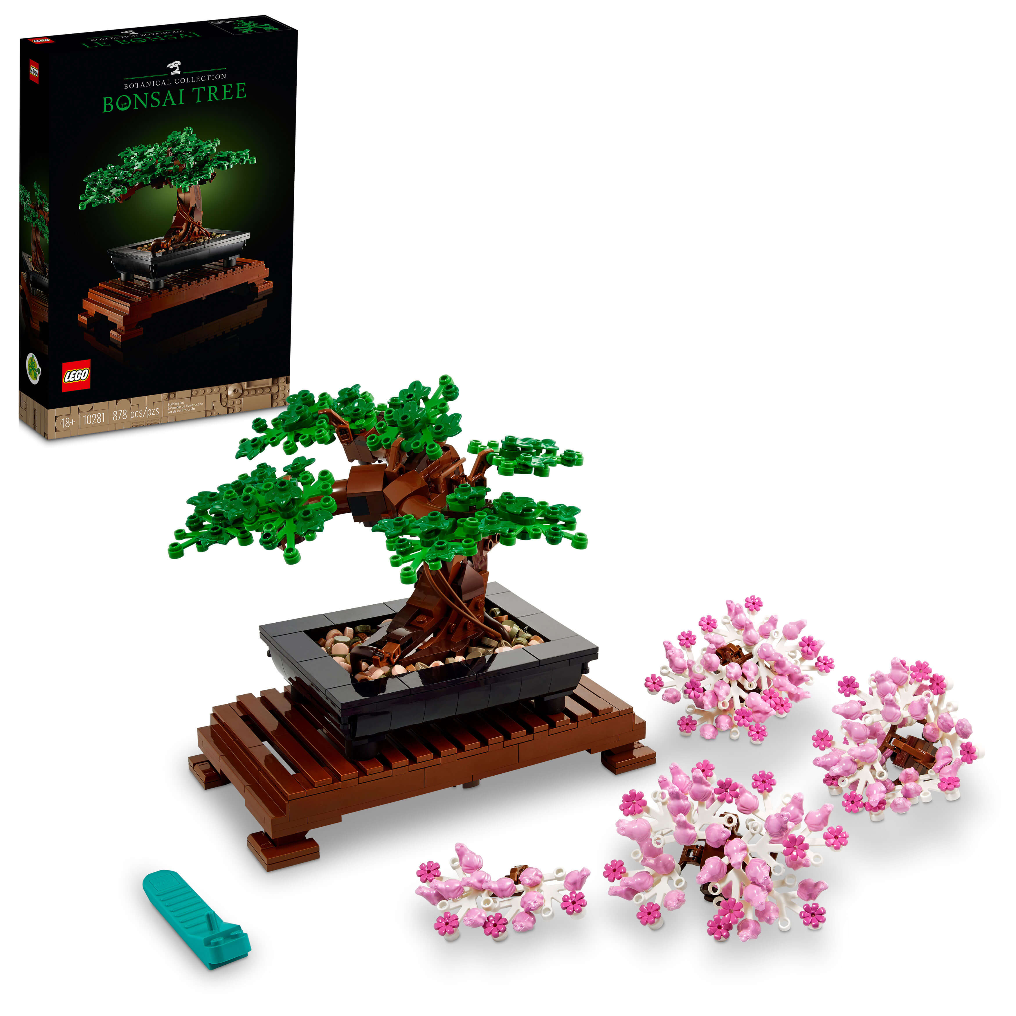 LEGO® Bonsai Tree 10281 Building Kit (878 Pieces)