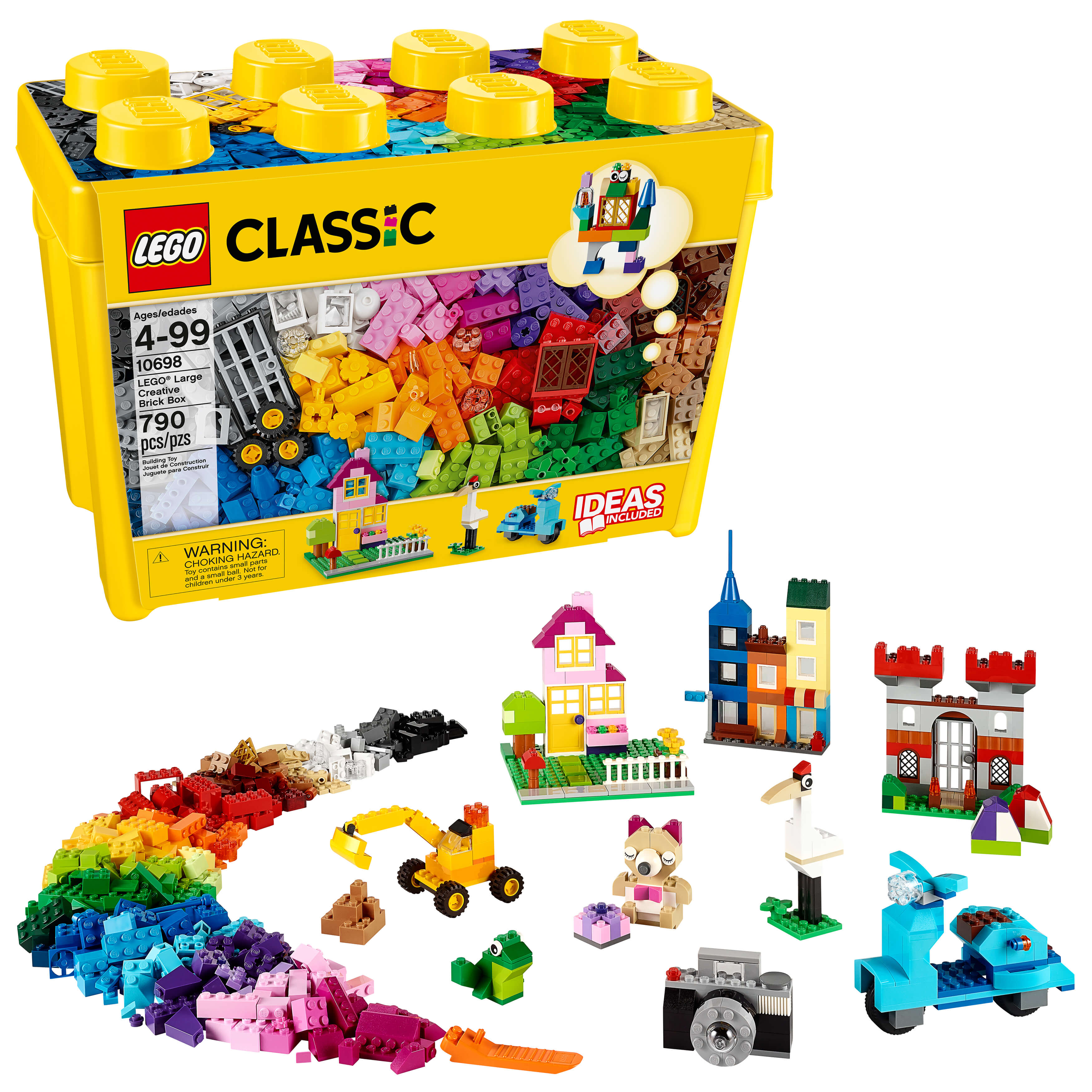 LEGO® Classic Large Creative Brick Box 10698 Building Kit (790 Piece)