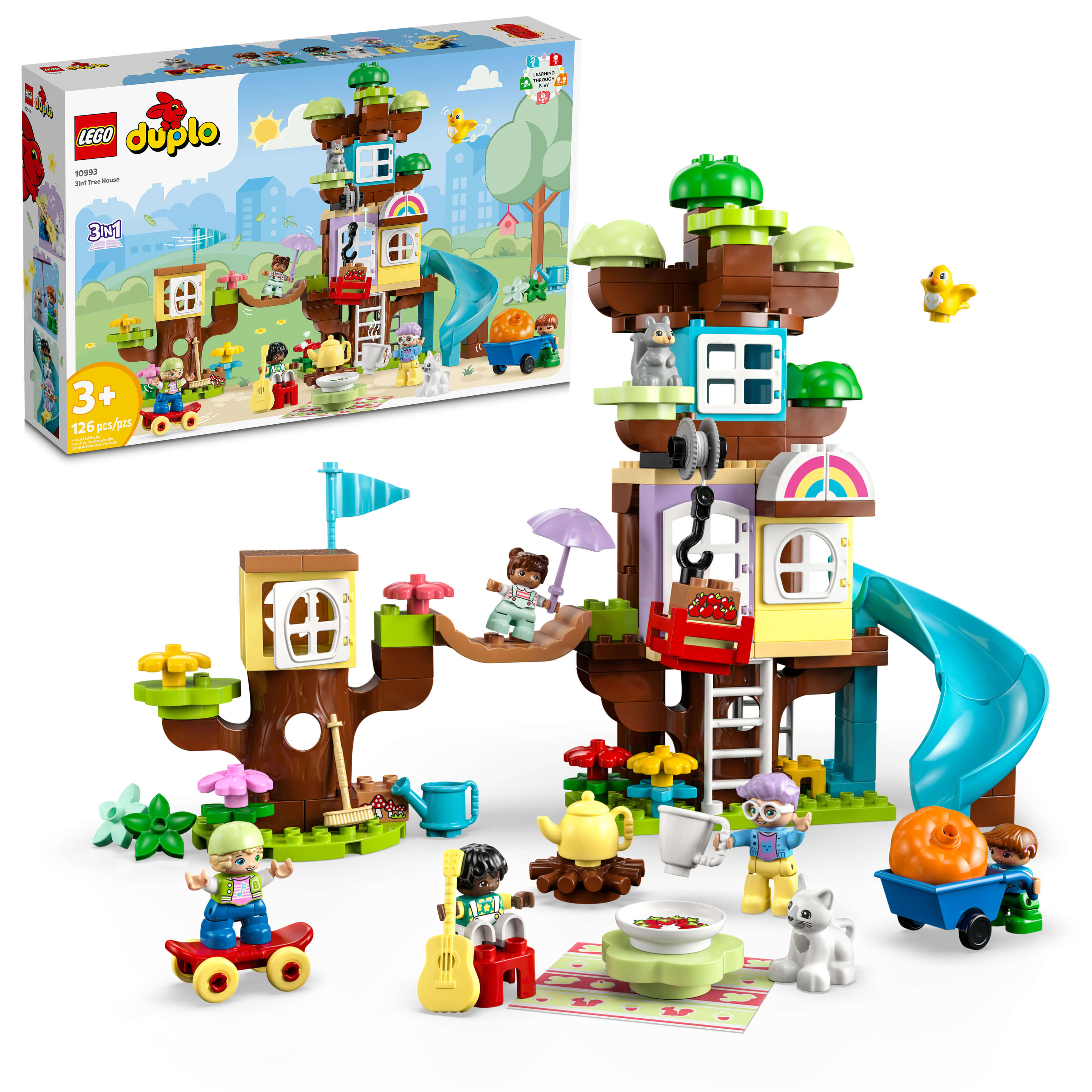 LEGO®  DUPLO® 3in1 Tree House 10993 Building Toy Set (126 Pieces)