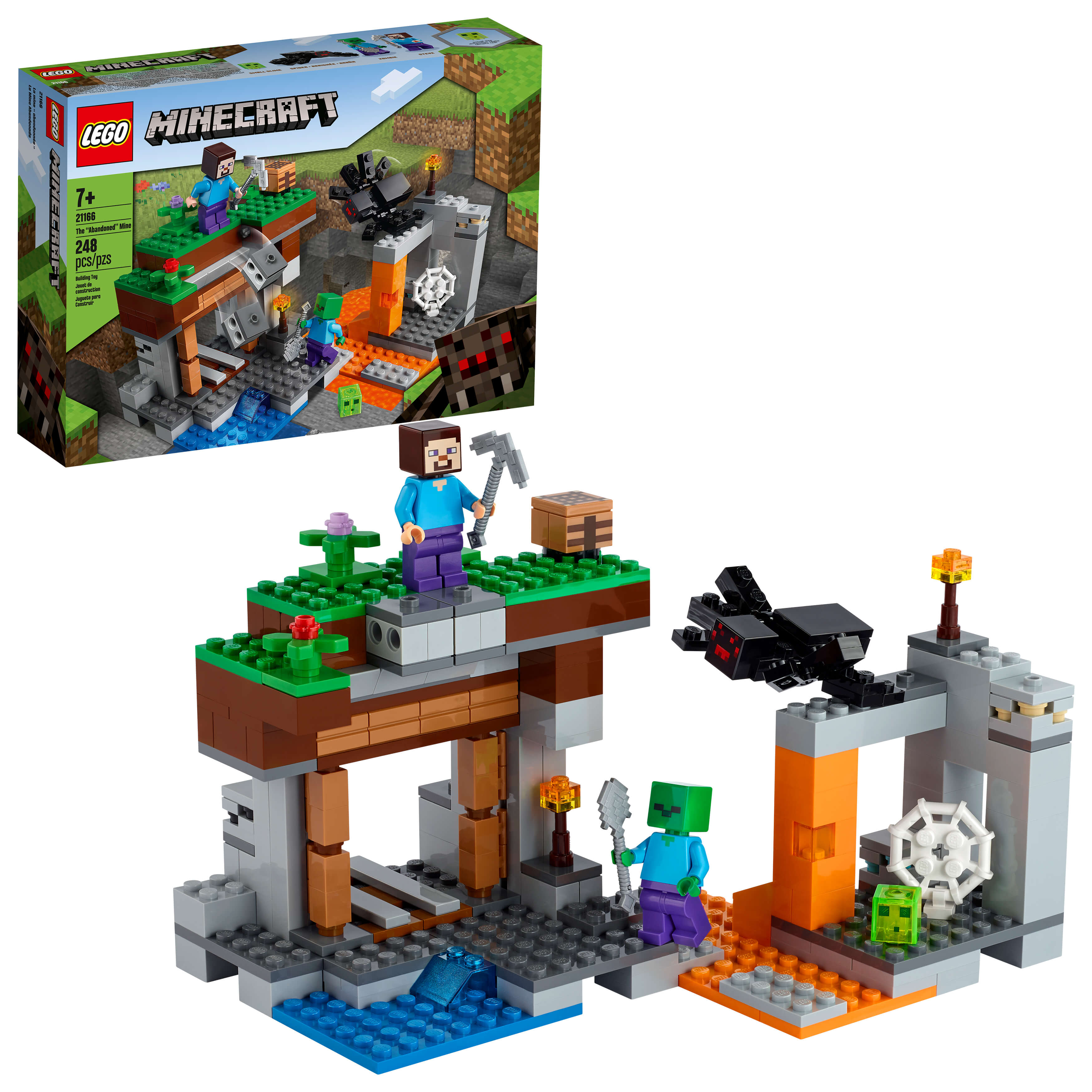 LEGO®  Minecraft® The "Abandoned" Mine 21166 Building Kit (248 Pieces)