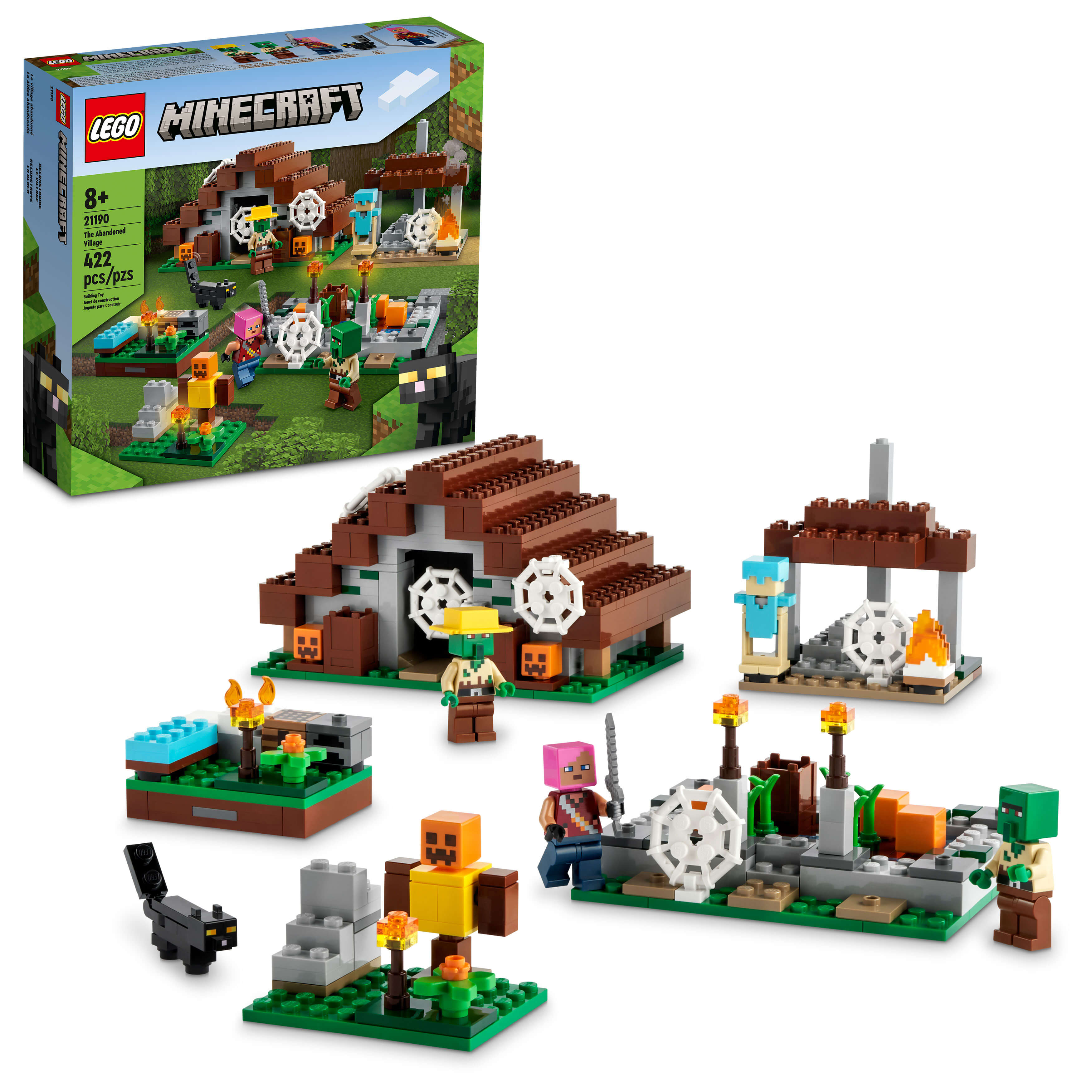LEGO®  Minecraft® The Abandoned Village 21190 Building Kit (422 Pieces)