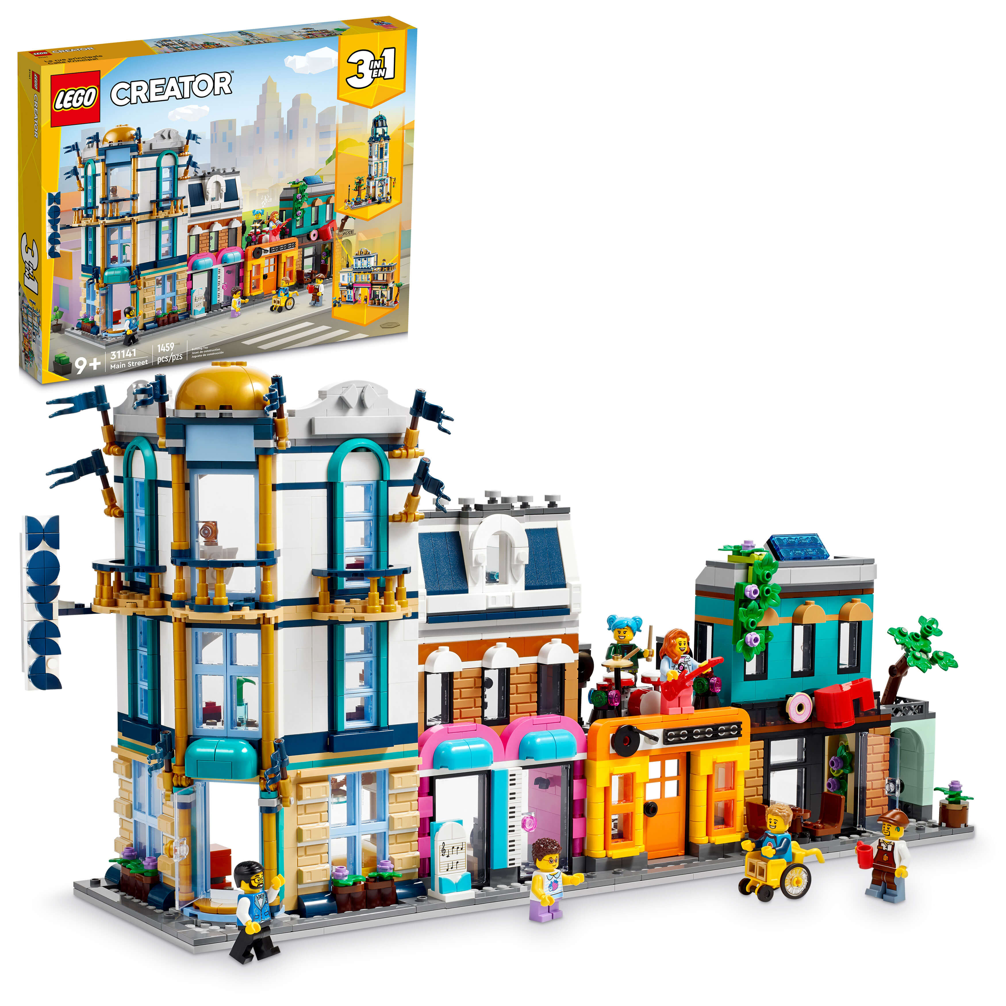 LEGO� Creator Main Street 31141 Building Toy Set (1,459 Pieces)