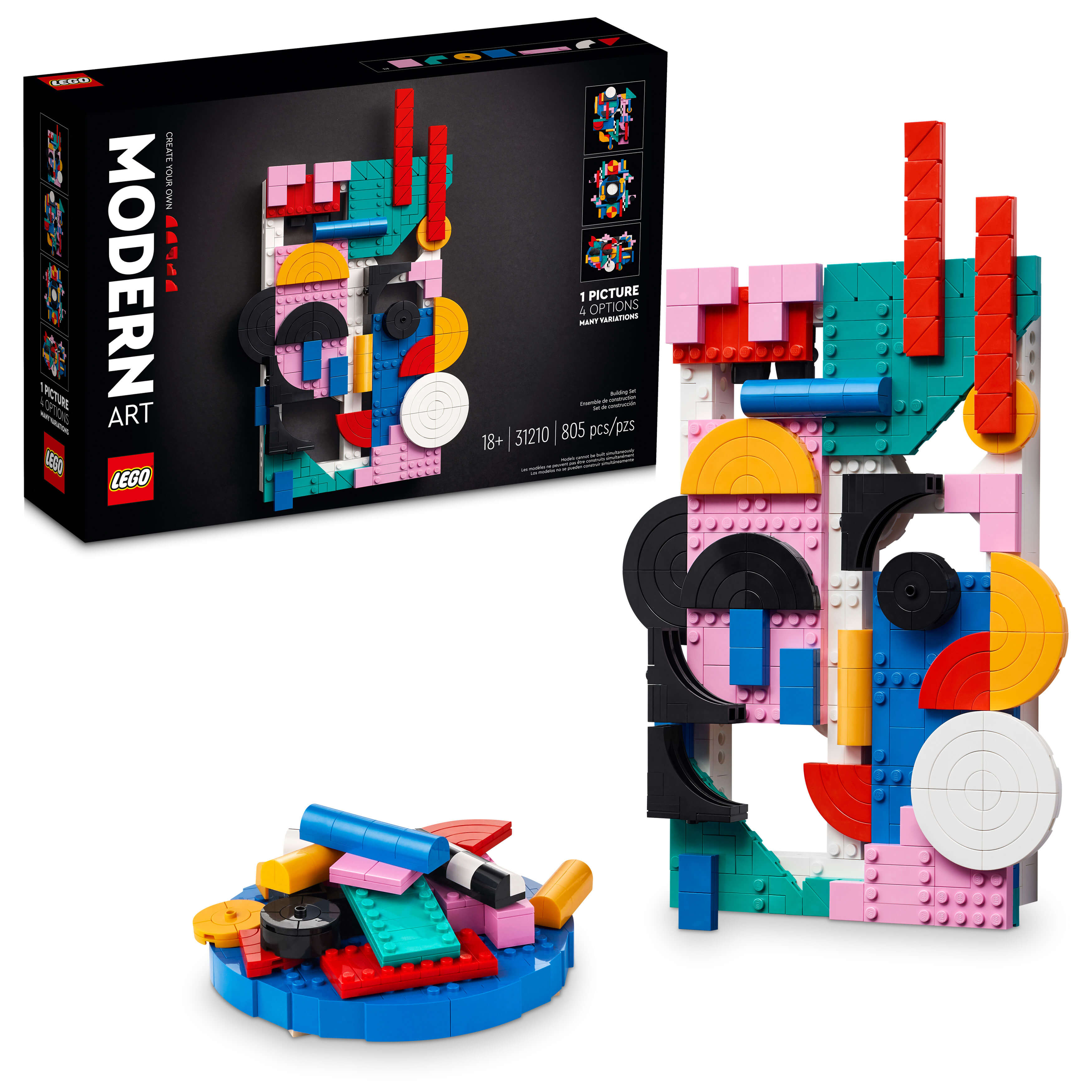 LEGO� Art Modern Art 31210 Building Kit (805 Pieces)