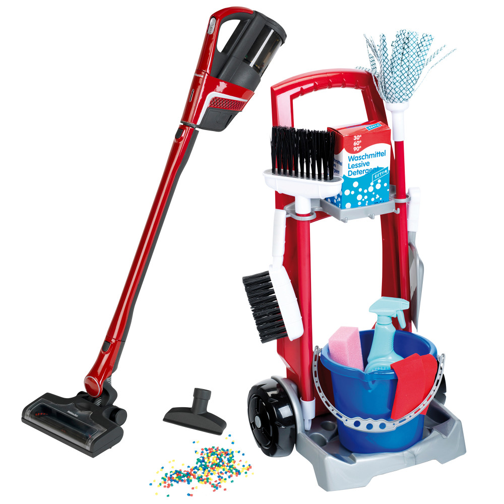 Cleaning Trolley w Miele Triflex Vacuum Cleaner