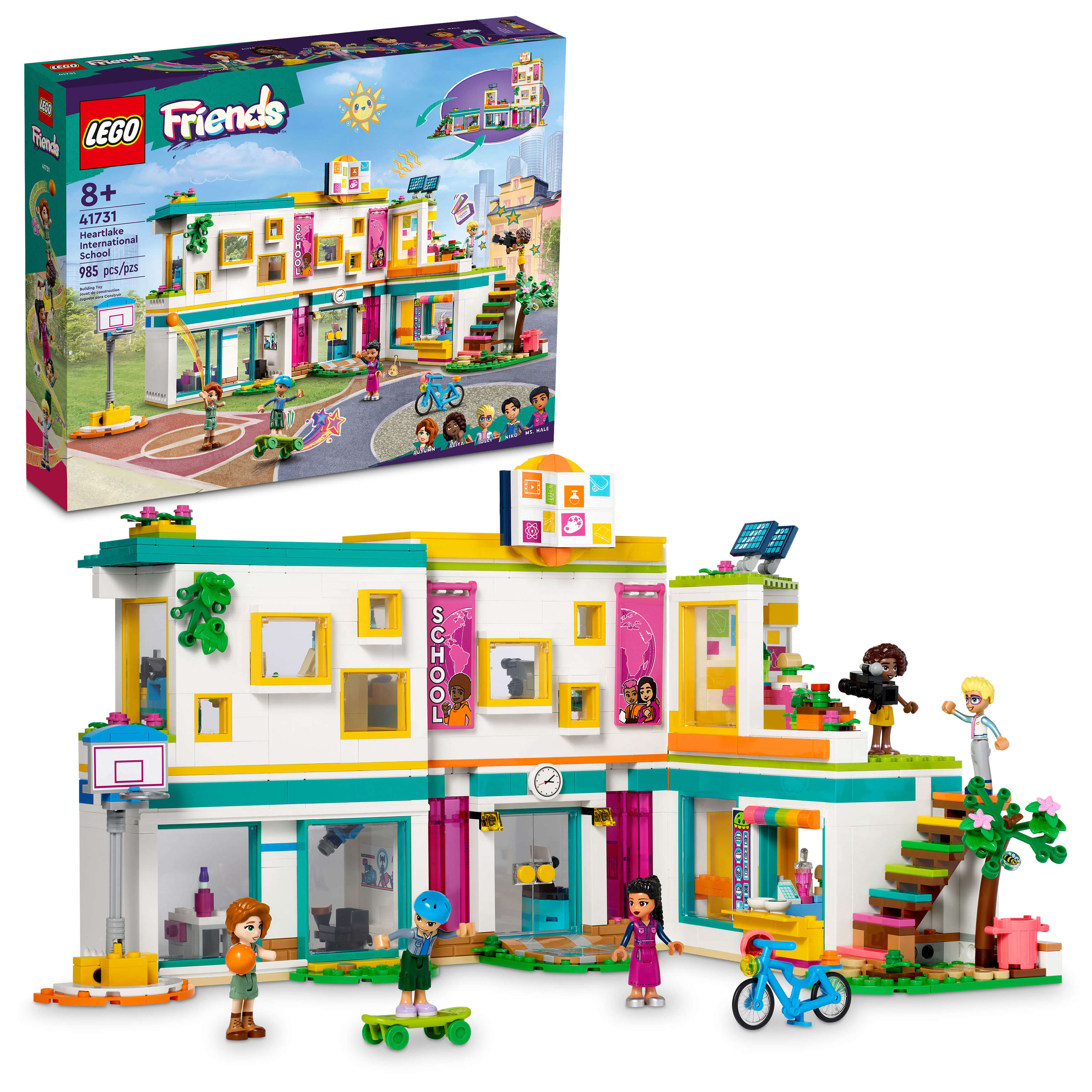 LEGO® Friends Heartlake International School 41731 Building Toy Set (985 Pieces)