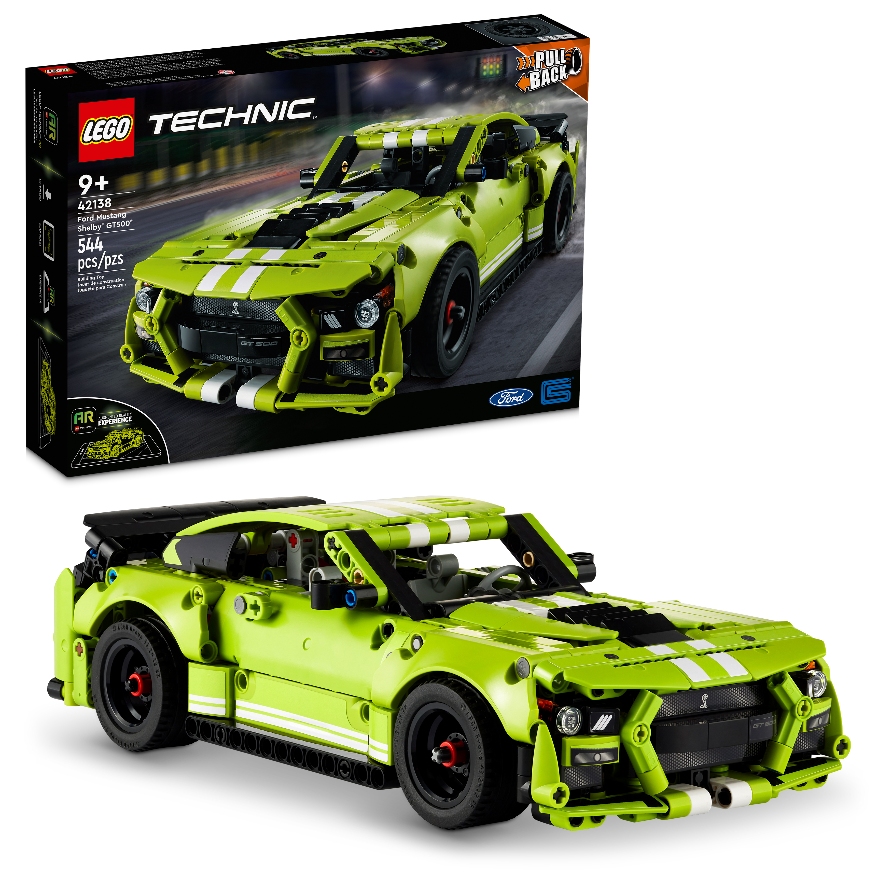 LEGO® Technic® Ford Mustang Shelby GT500 42138 Model Building Kit (544 Pieces)
