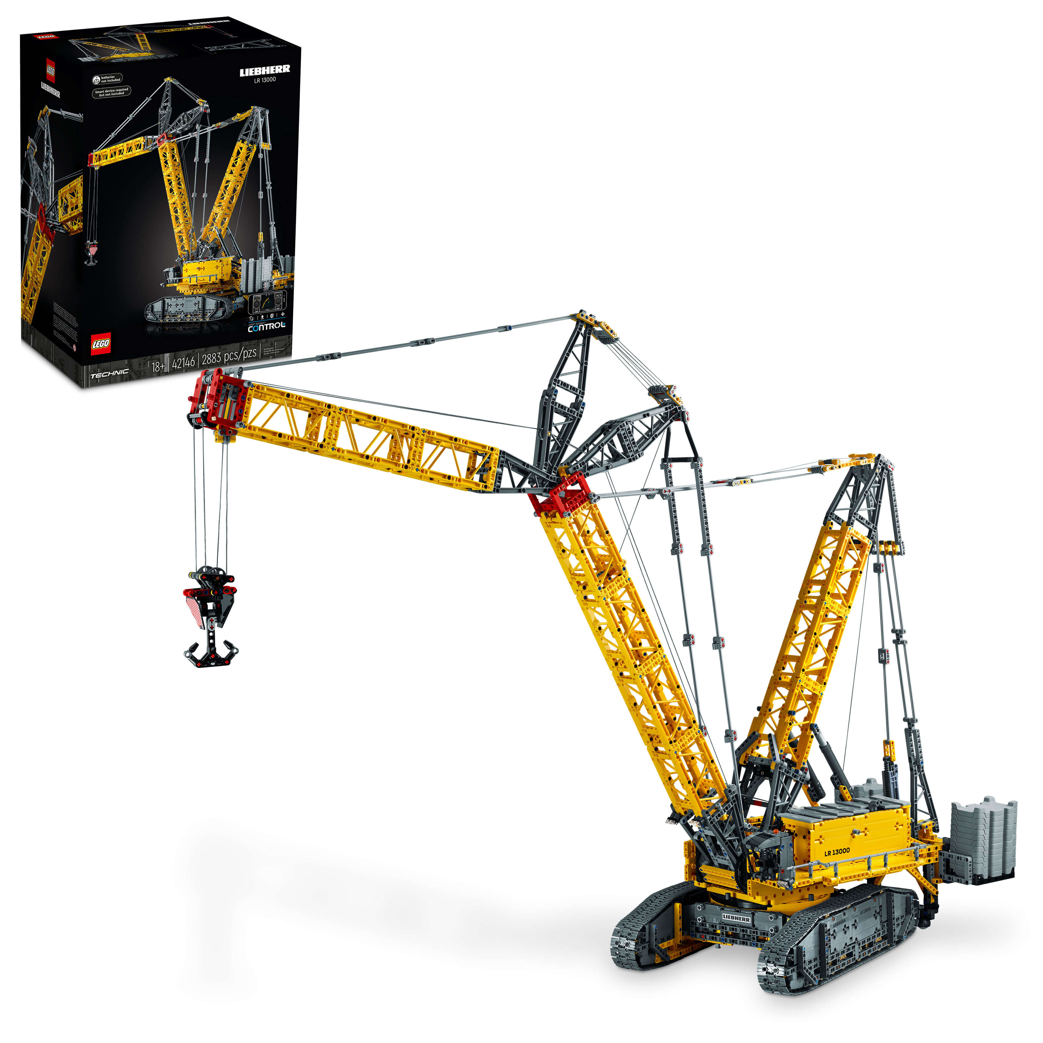 LEGO� Technic� Liebherr Crawler Crane LR 13000 42146 Building Kit (2,883 Pieces)