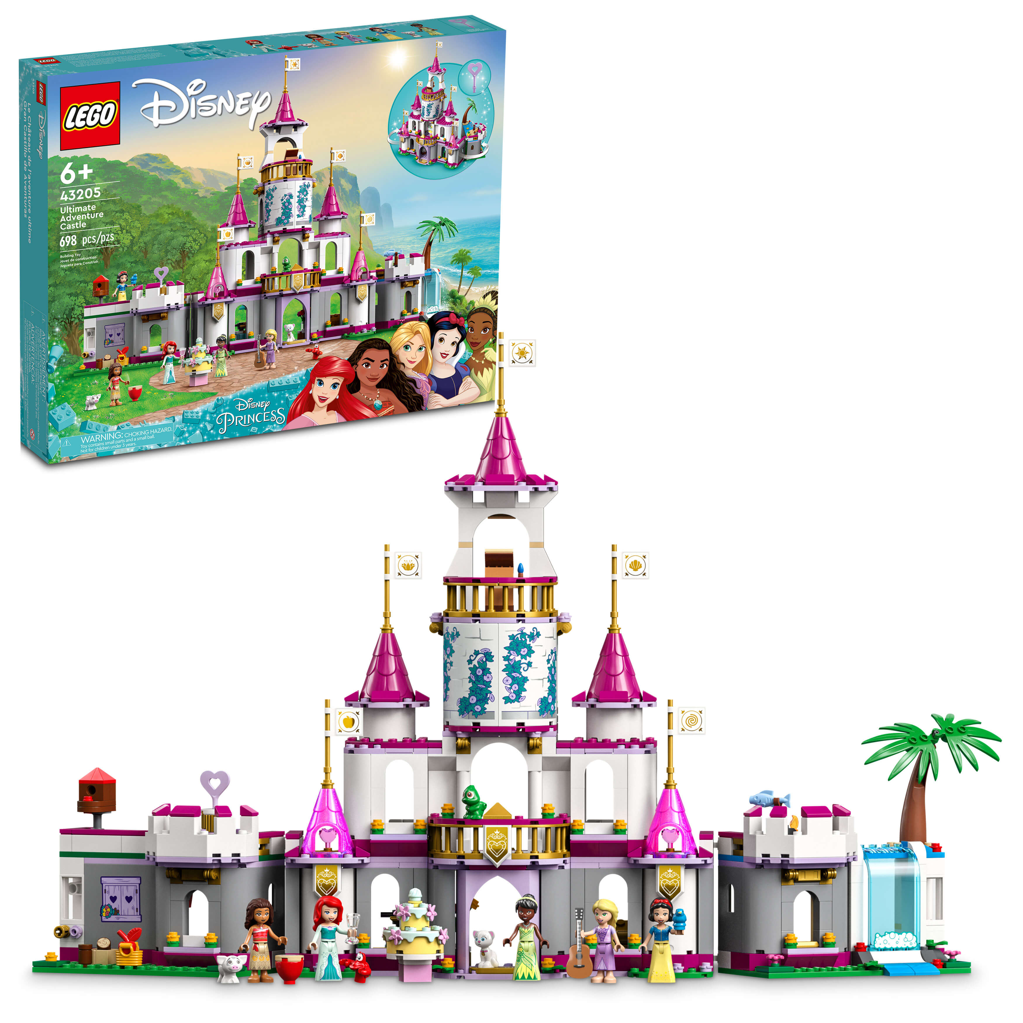 LEGO® Disney Princess Ultimate Adventure Castle 43205 Building Kit (698 Pieces)