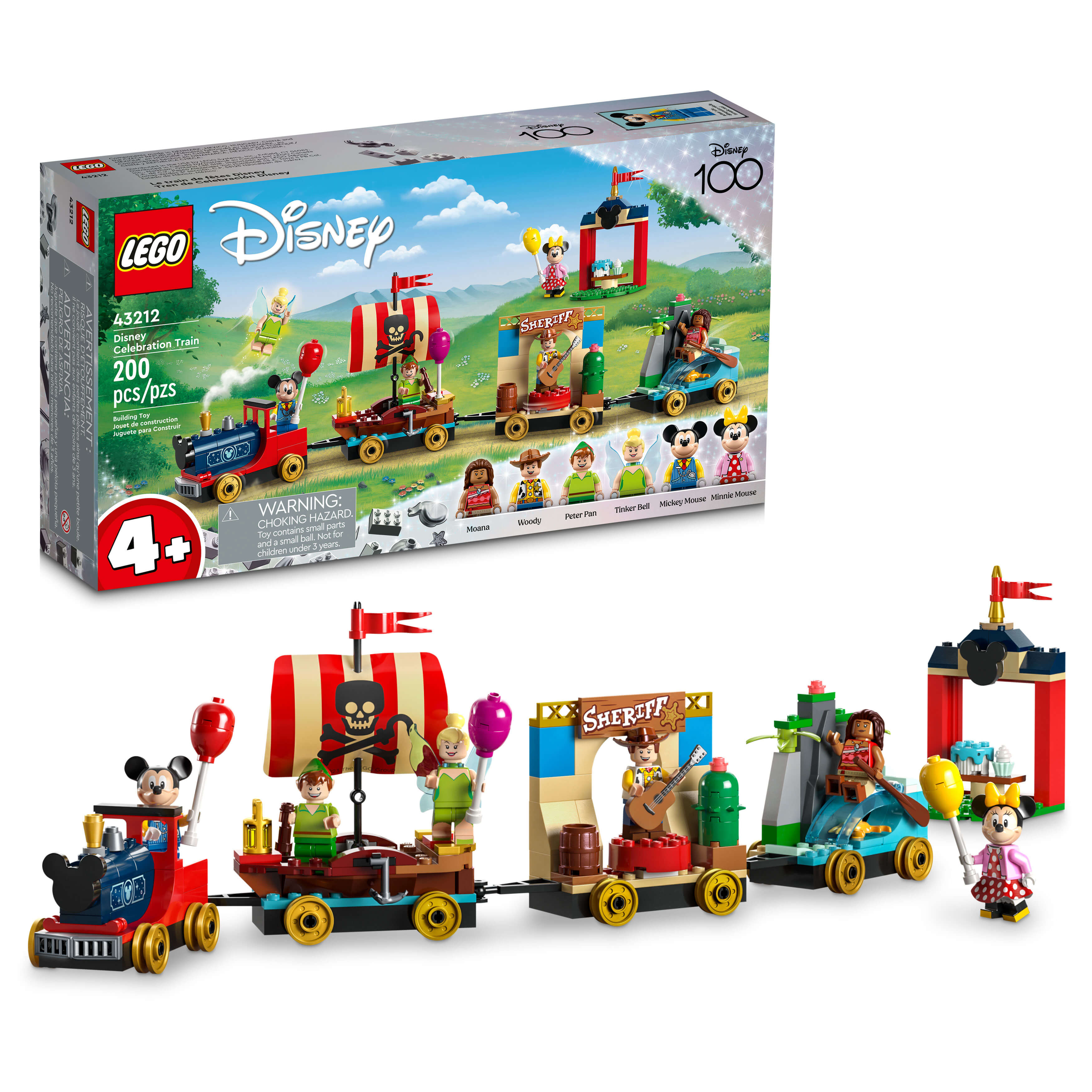 LEGO® Disney: Disney Celebration Train 43212 Building Toy Set (200 Pieces)