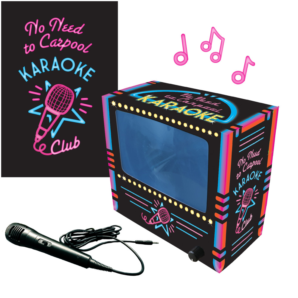 The 'No Need to Carpool' Karaoke Set - Works With Your Mobile Phone