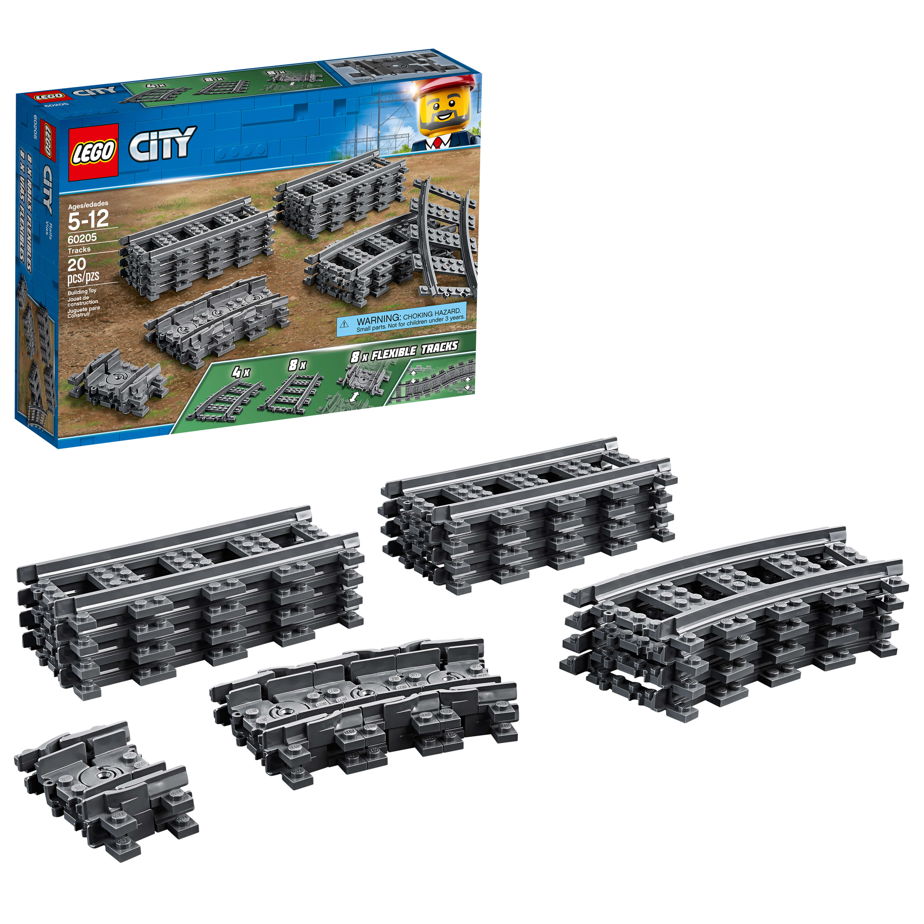 LEGO® City Tracks 60205 Building Kit (20 Piece)
