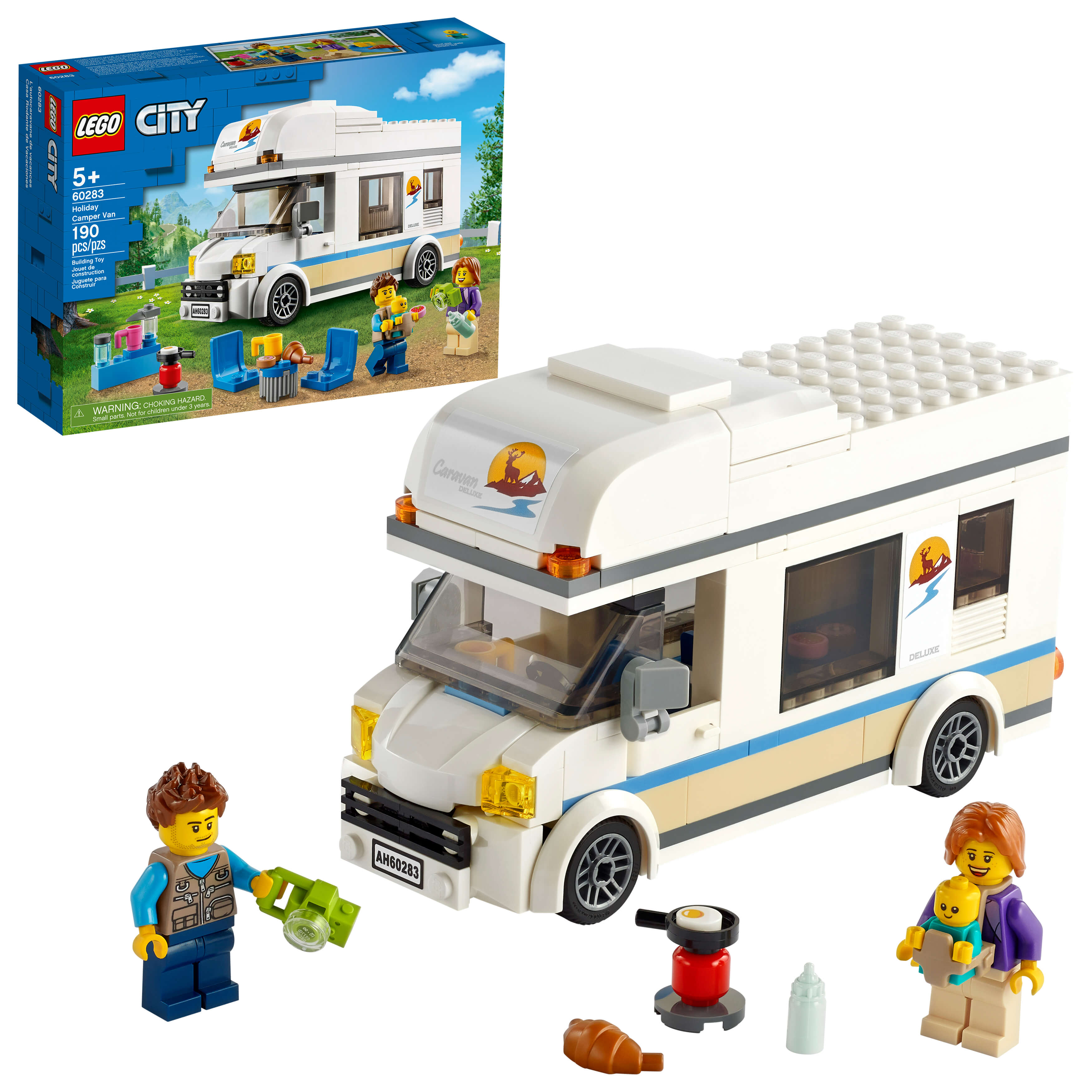 LEGO® City Holiday Camper Van 60283 Building Kit (190 Pieces)