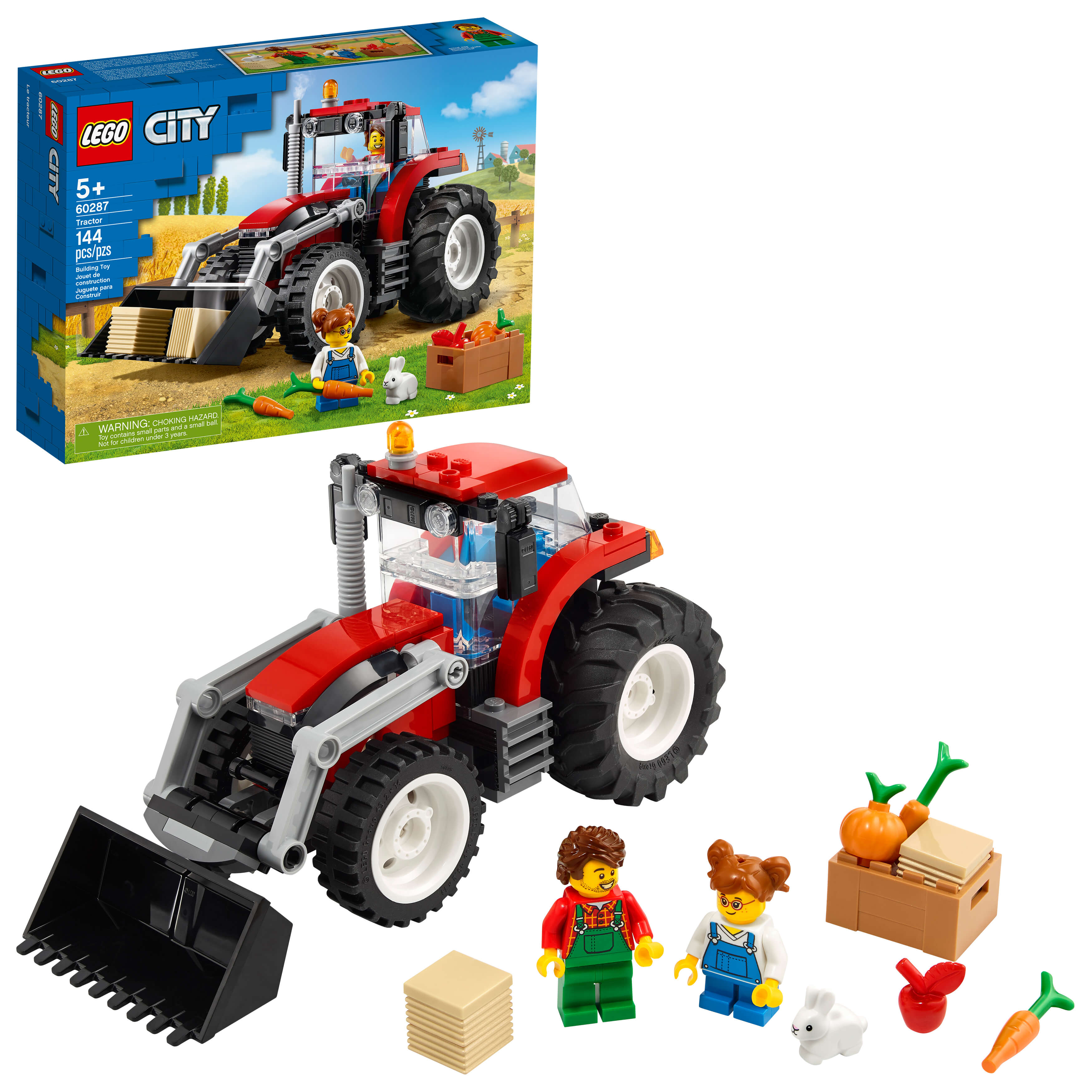 LEGO® City Tractor 60287 Building Kit (148 Pieces)