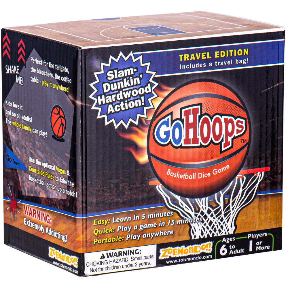 GoHoops Basketball Dice Game by Zobmondo!