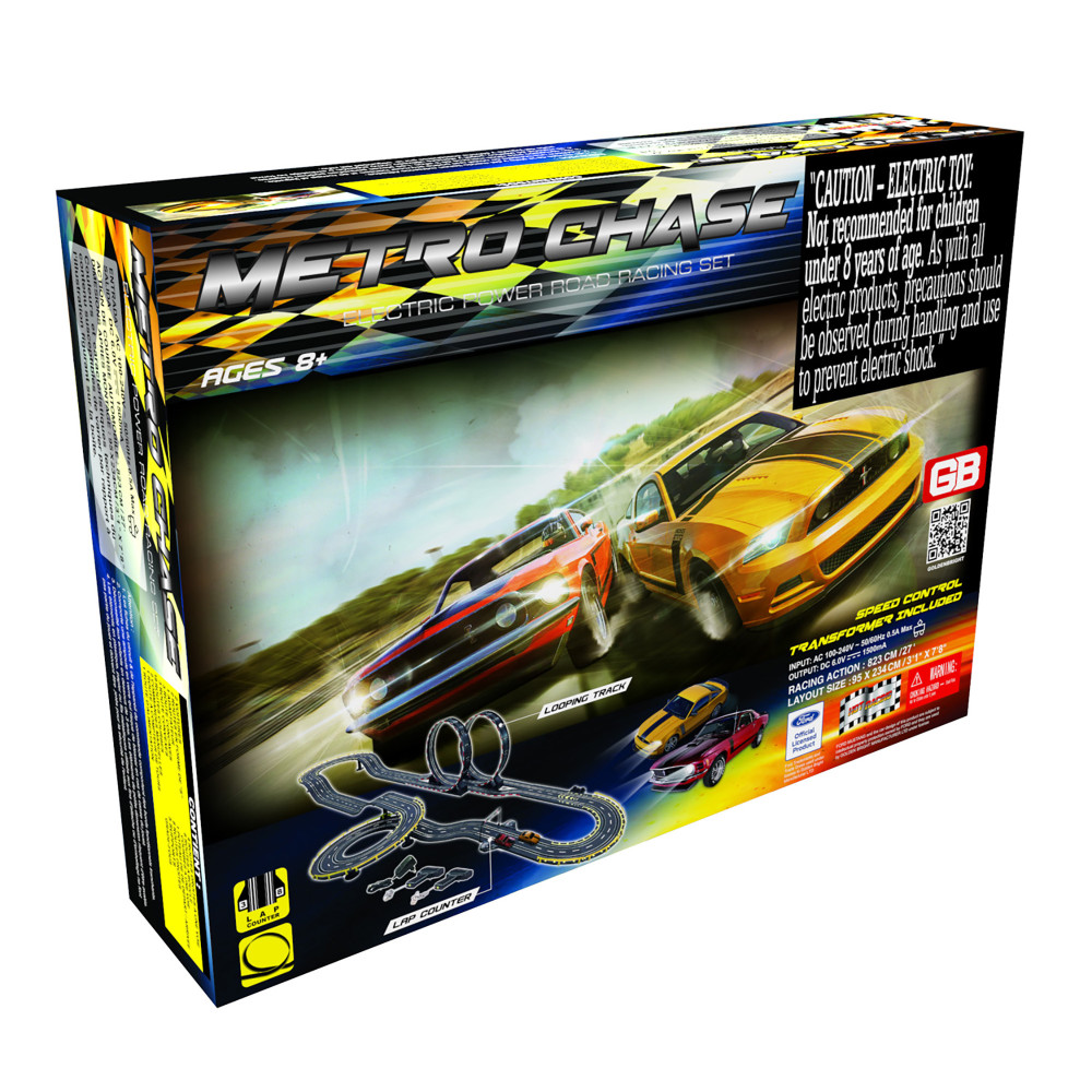 Metro Chase Road Racing Set- Electric Powered