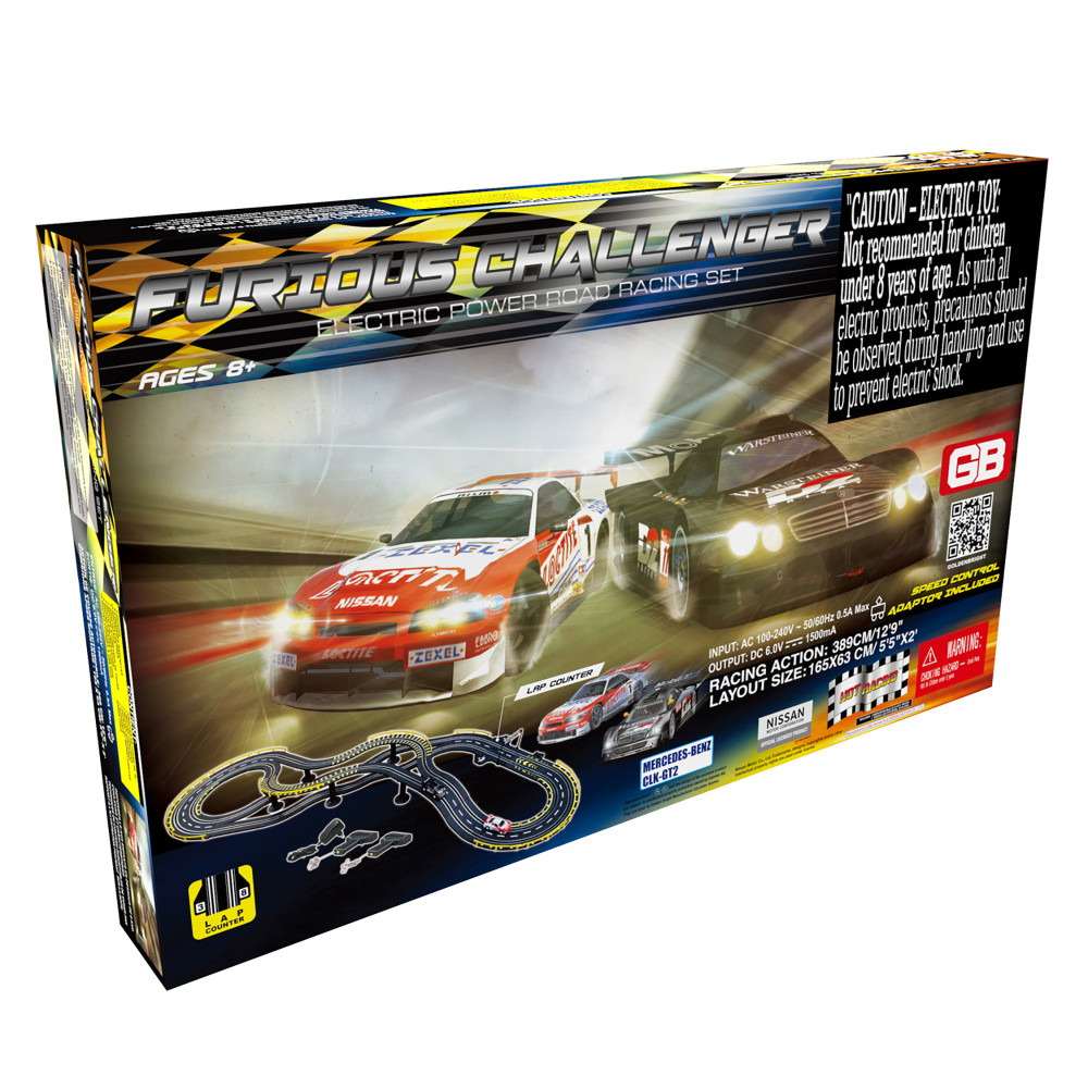 GB Furious Challenger Electric Power Road Racing Set (6653)