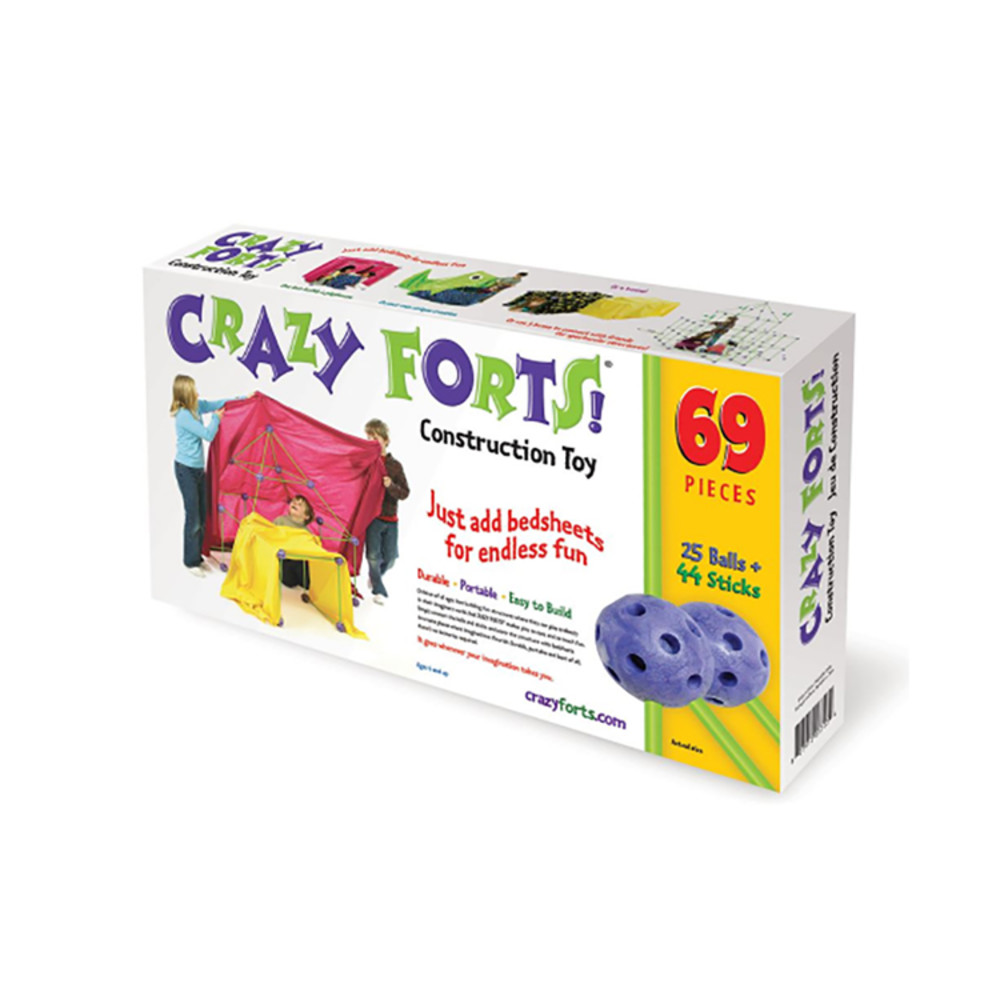 Crazy Forts! 69 Piece Buildable Fort Playset