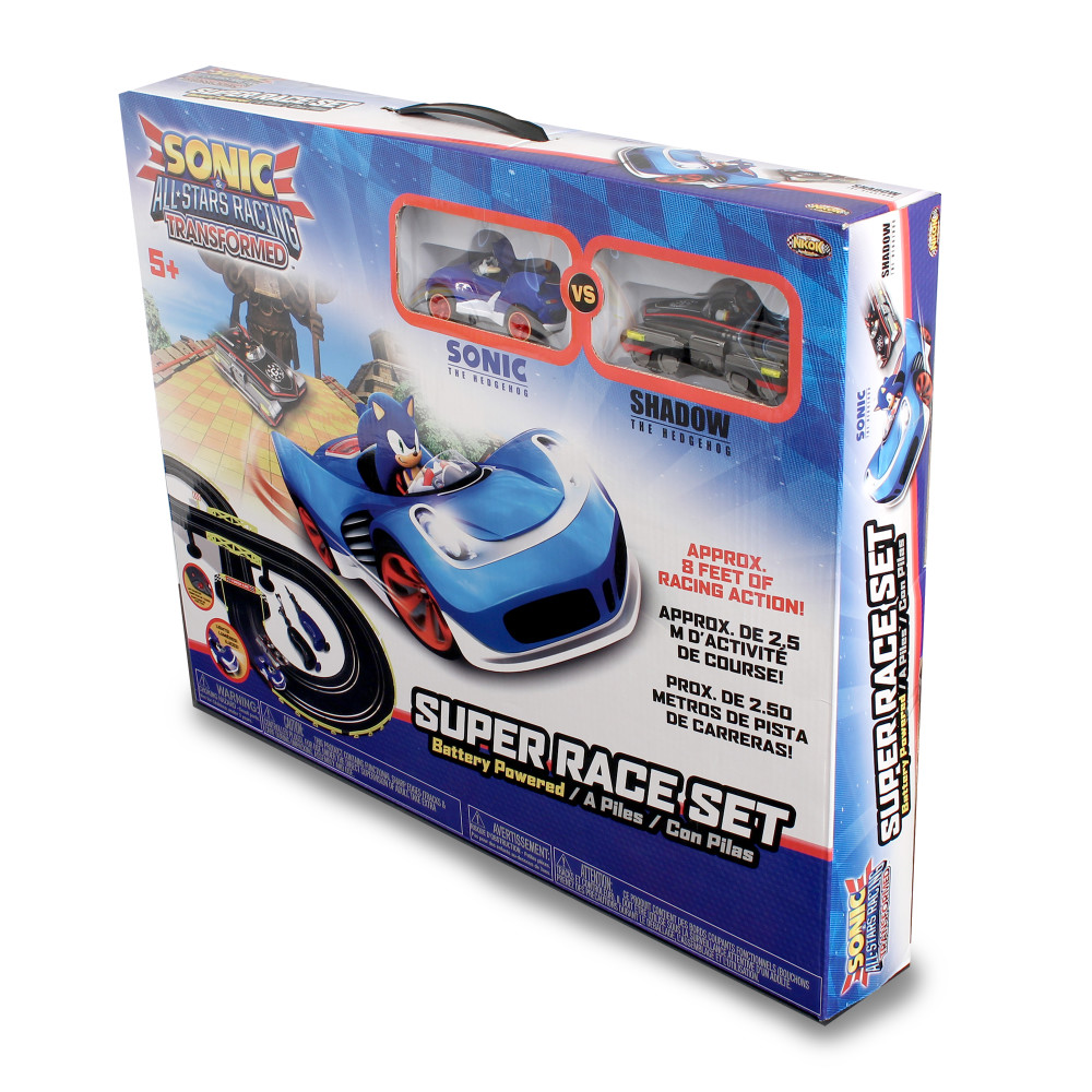 Sonic & Shadow RC Slot Car Set Race Set