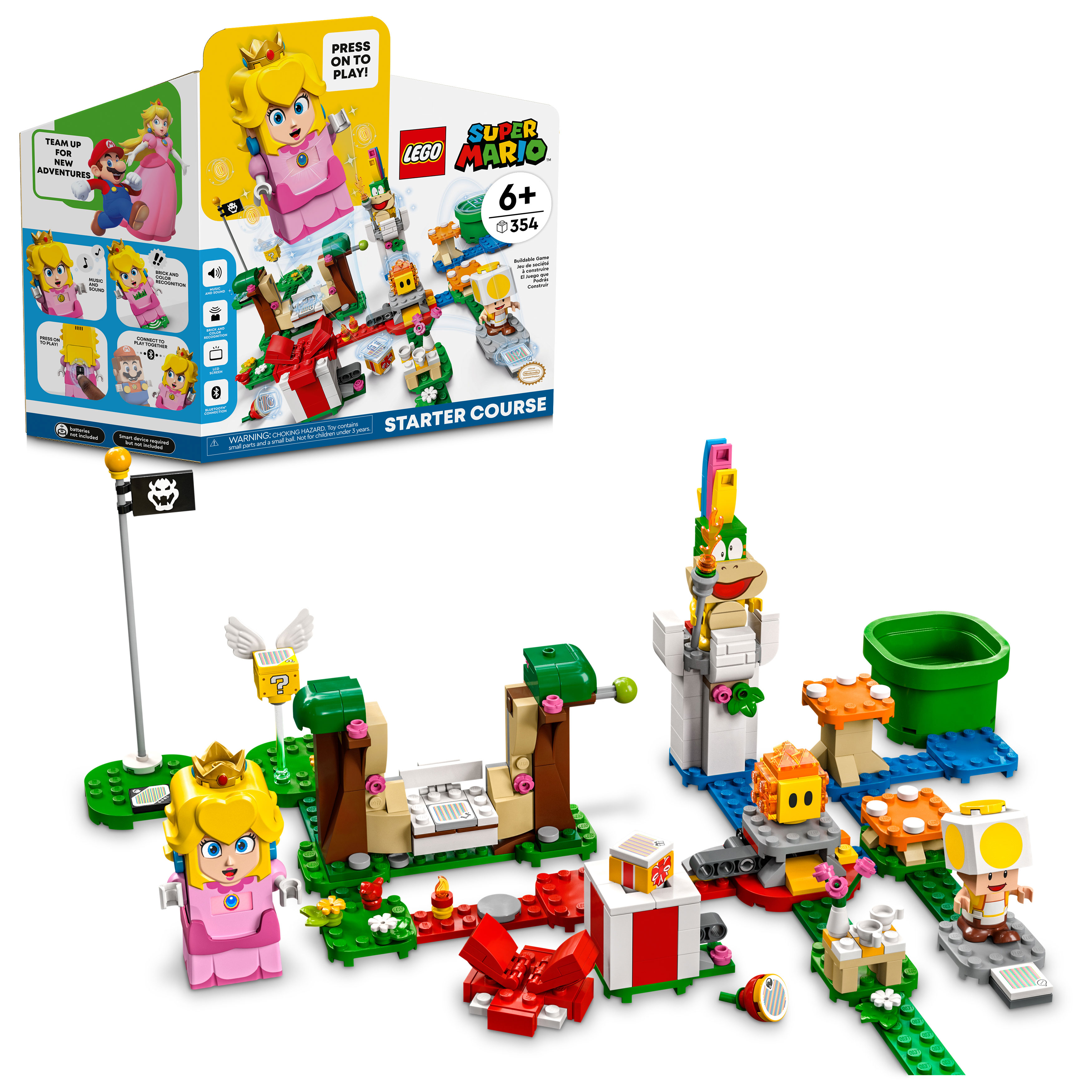 LEGO® Super Mario Adventures with Peach Starter Course 71403 Building Kit (354 Pcs)
