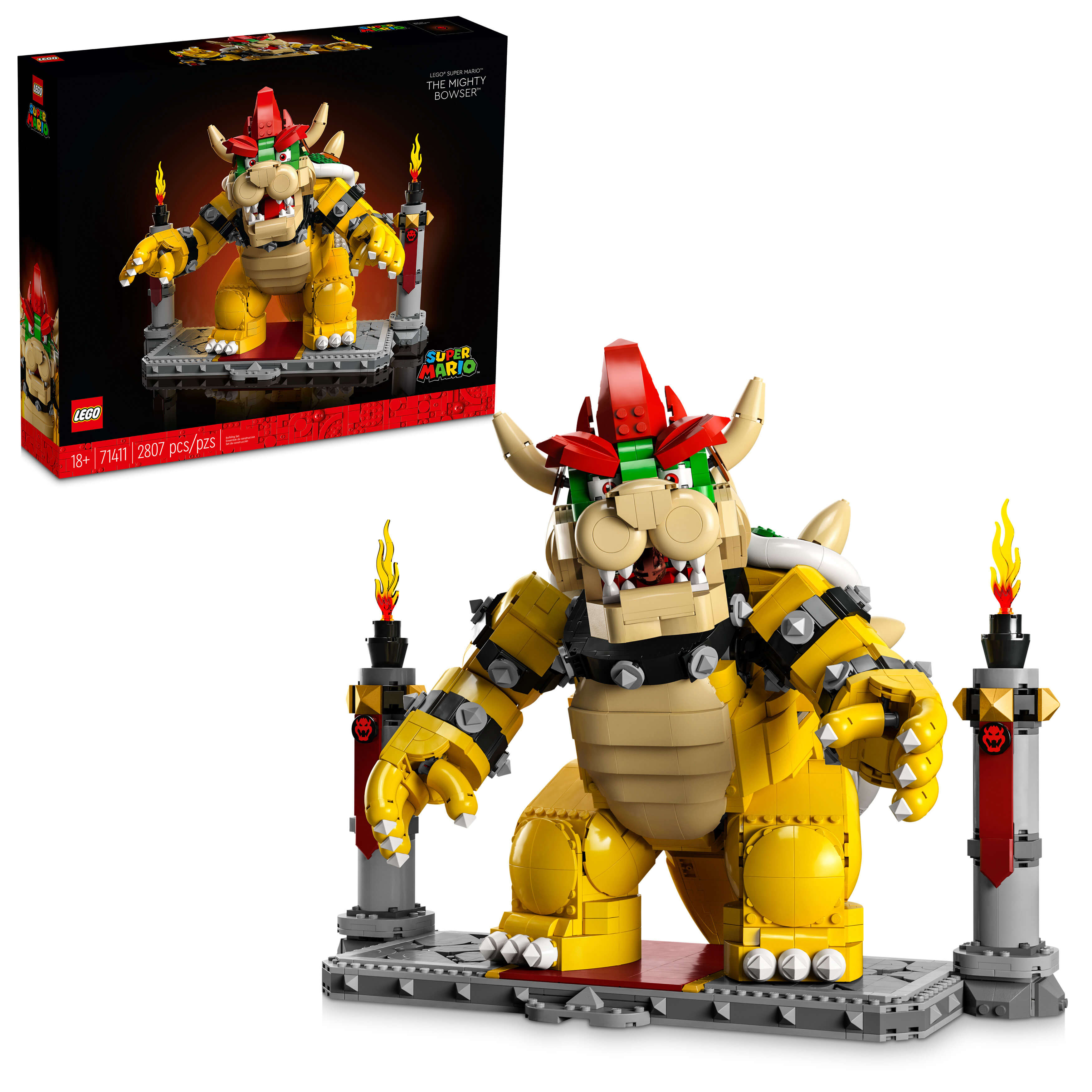 LEGO® Super Mario The Mighty Bowser 71411 Building Kit (2,807 Pieces)