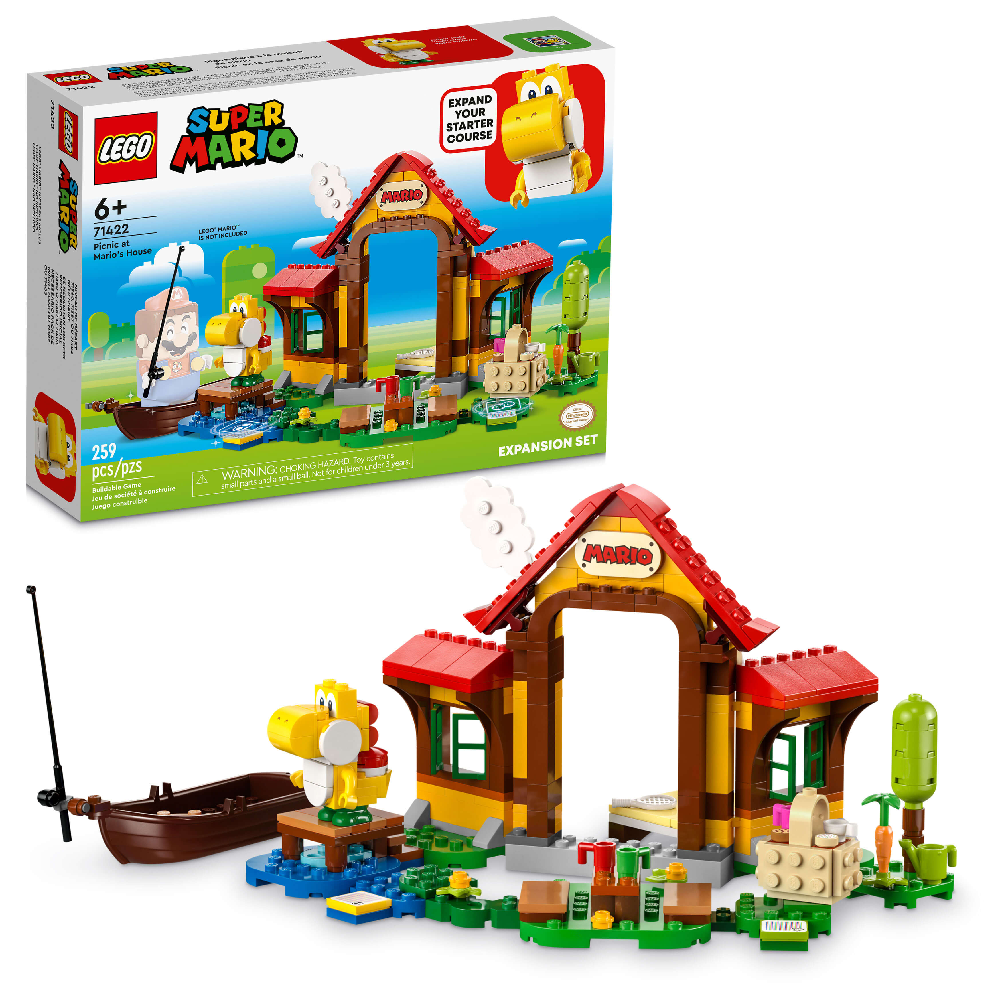 LEGO� Super Mario� Picnic at Mario�s House Expansion Set 71422 (259 Pieces)
