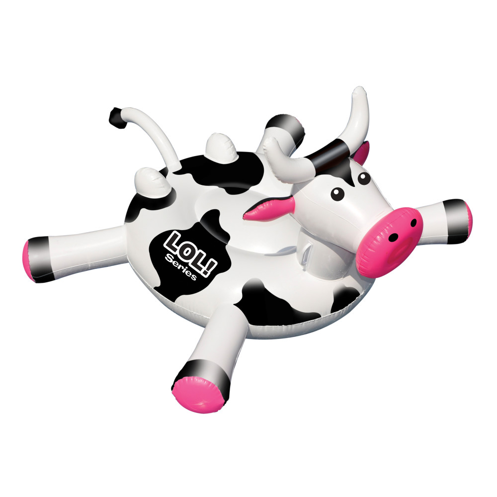Swimline Kids Giant Ride-on Cow Inflatable Pool Float