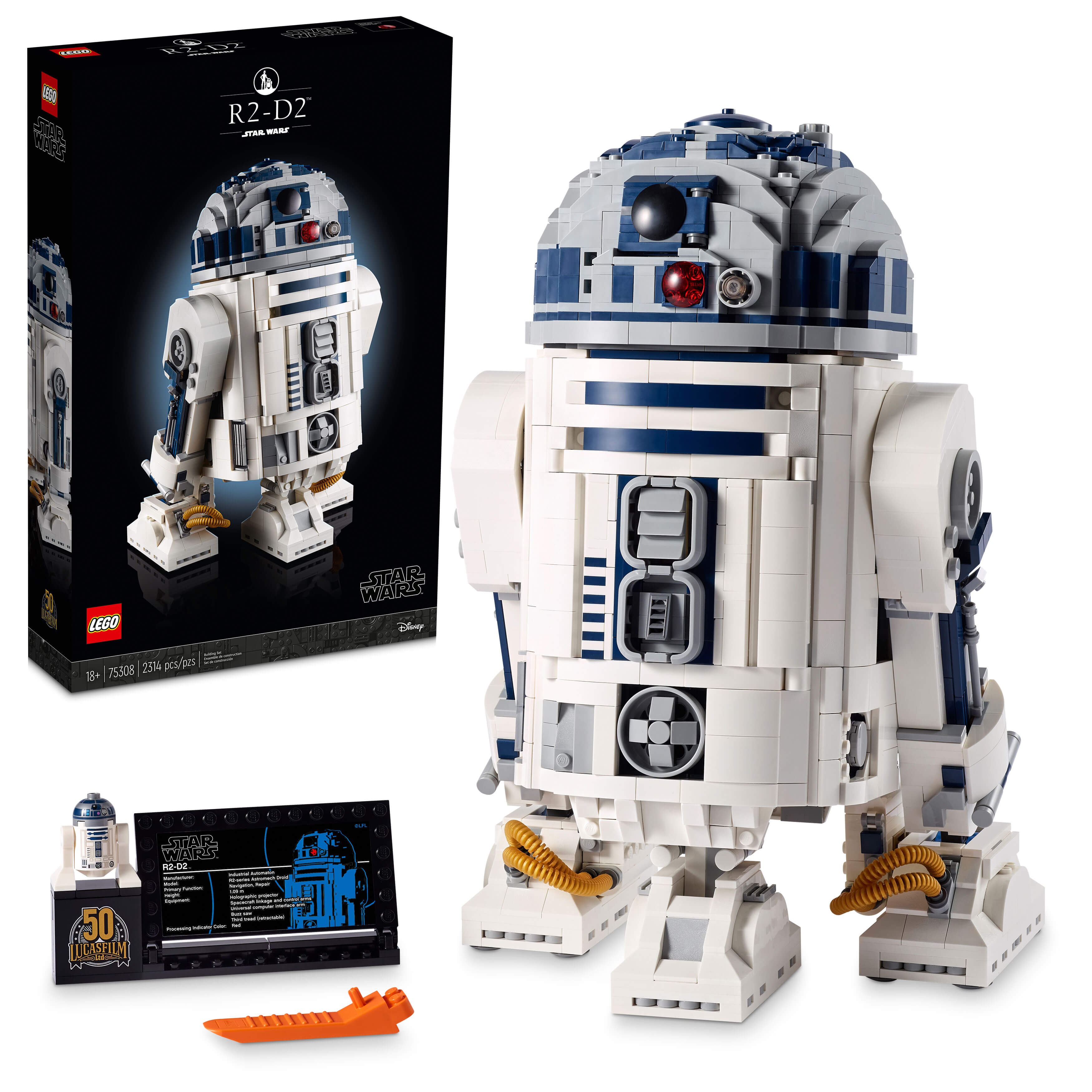 LEGO® Star Wars® R2-D2 75308 Collectible Building Kit (2,315 Pieces)
