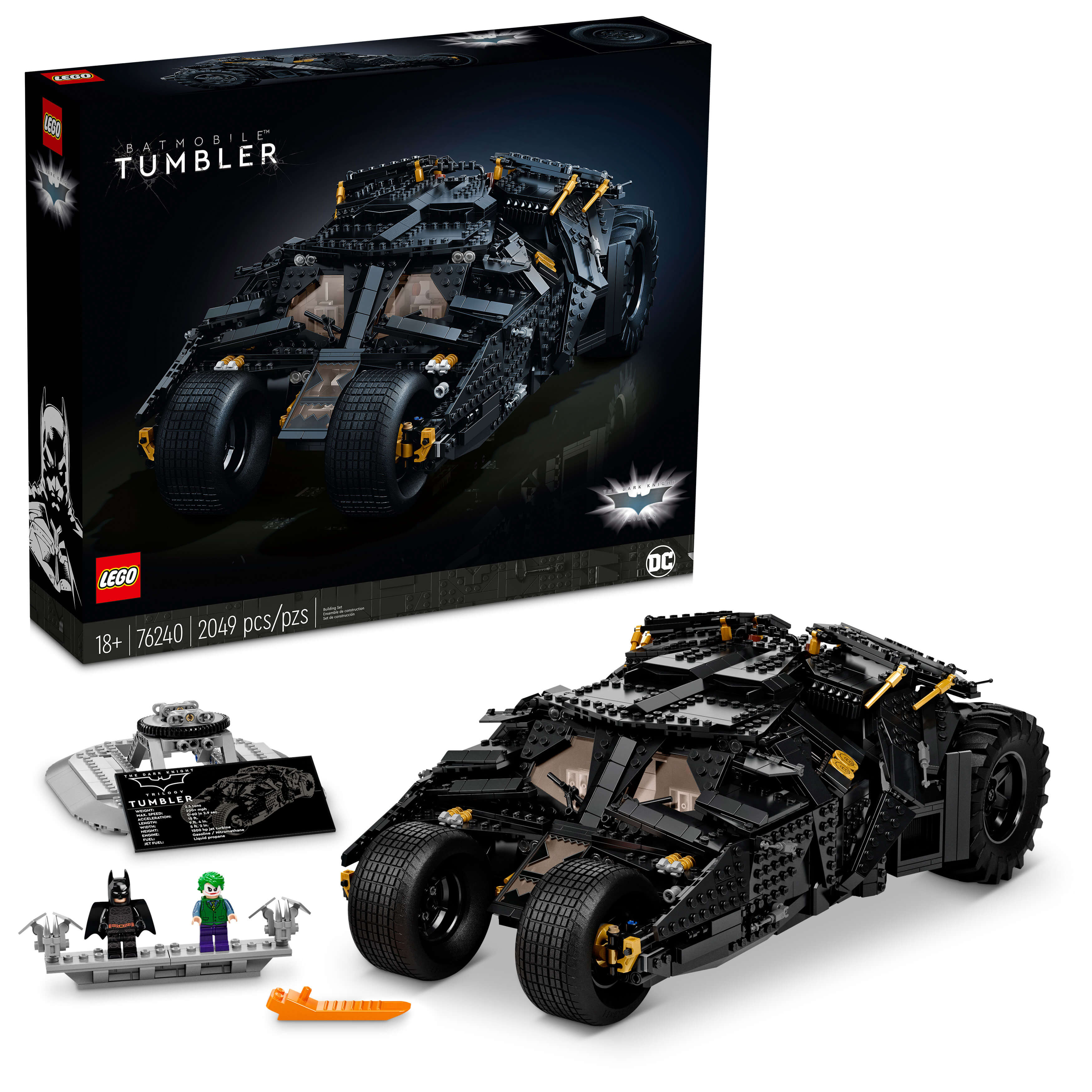 LEGO® DC Batman Batmobile Tumbler 76240 Building Kit (2,049 Pieces)