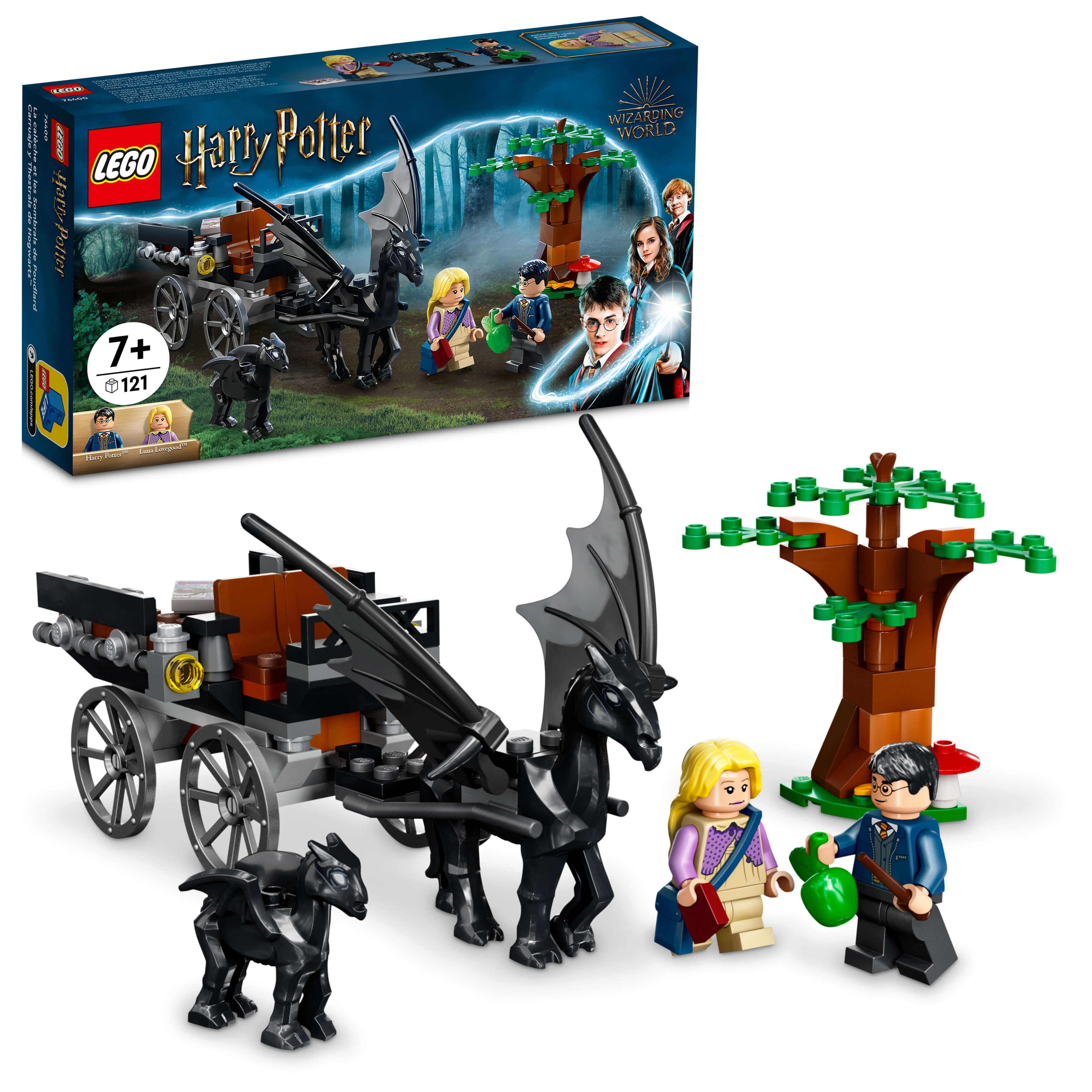 LEGO® Harry Potter® Hogwarts Carriage and Thestrals 76400 Building Kit (121 Pieces)