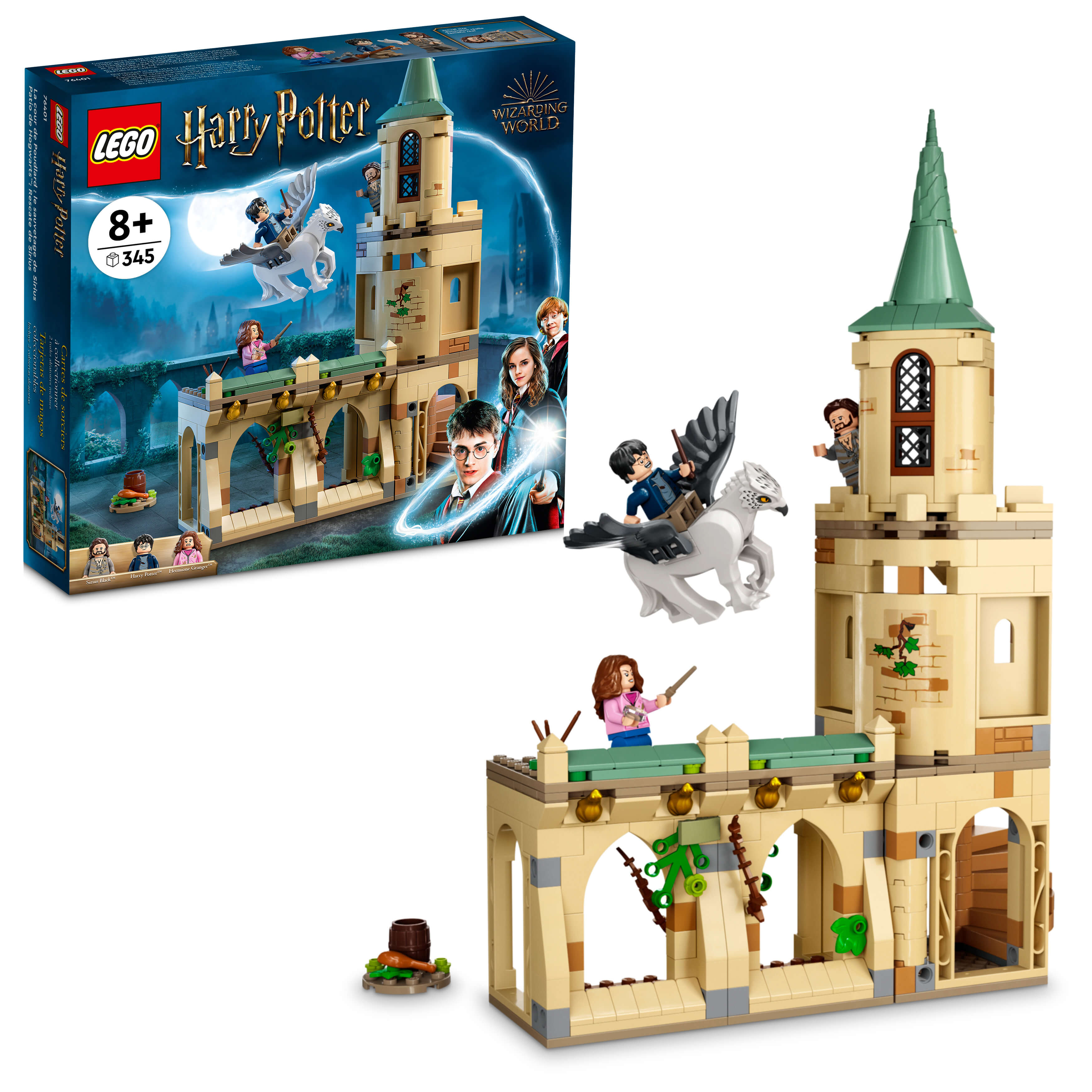 LEGO® Harry Potter® Hogwarts Courtyard: Siriuss Rescue 76401 Building Kit (345 Pcs)