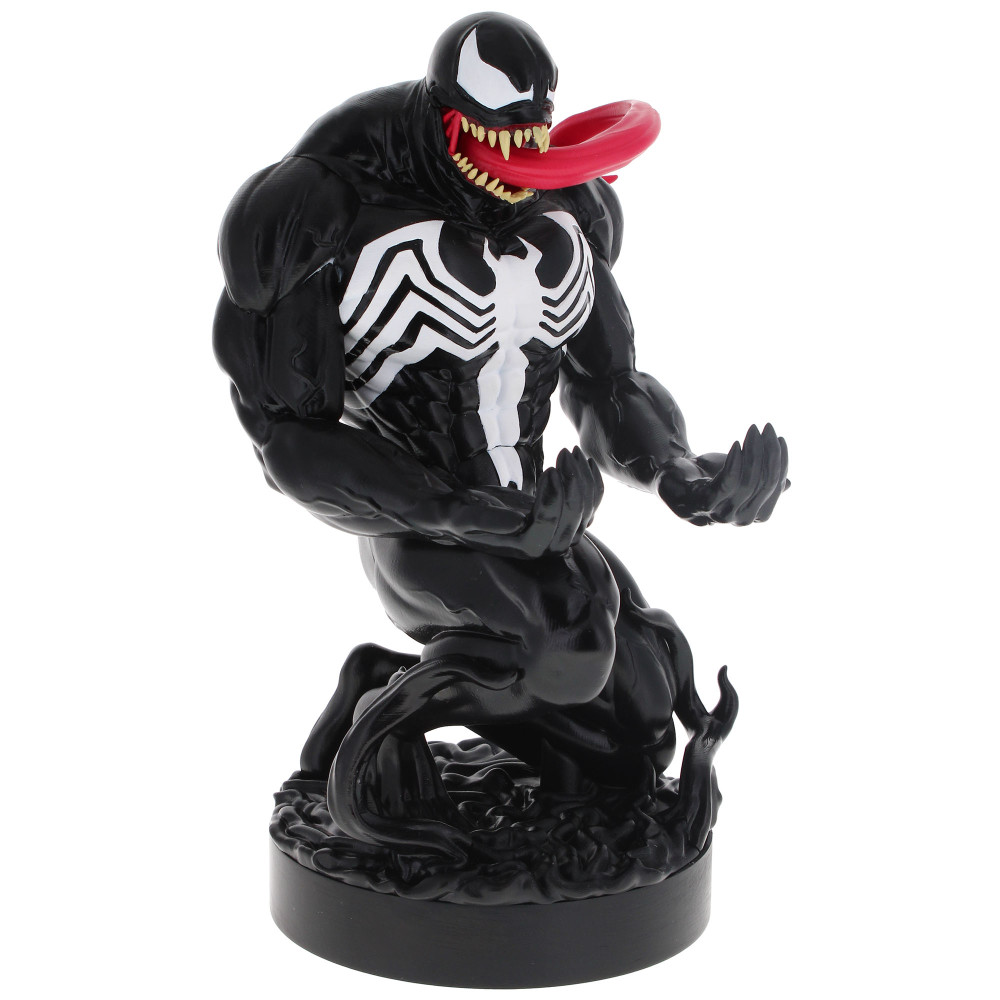 Exquisite Gaming: Marvel Venom Device Charging Holder - Phone & Video Game Controller Holder, Cable Guy