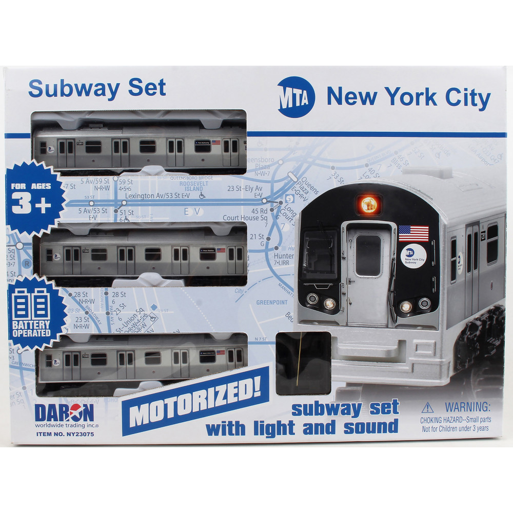 New York MTA New York City Battery Operated Train Set with Track