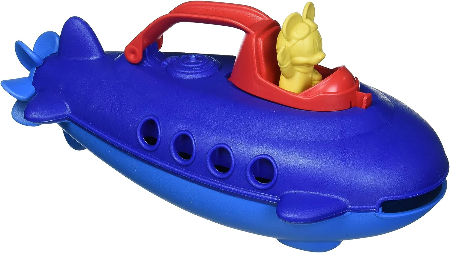 Green Toys Disney Mickey Mouse Submarine Bath Toy - pretend play, motor skills. no bpa, phthalates, pvc. dishwasher safe, 100% recycled plastic